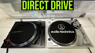 How do they work AudioTechnica LP120XUSB and LP120USB with hightorque directdrive motor [upl. by Teddi]