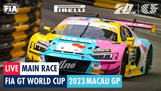 REPLAY  Main Race  FIA GT World Cup  Macau GP 2023 [upl. by Atineg377]