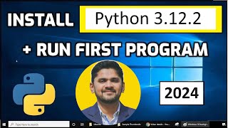 How to install Python 3122 on Windows 10 [upl. by Sineray]