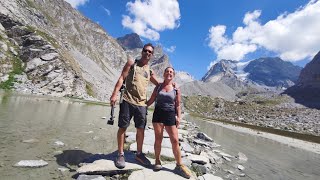 Randonnée PralognanlaVanoise  Refuge et Col de la Vanoise par le sentier des Arollets [upl. by Nnylsia]