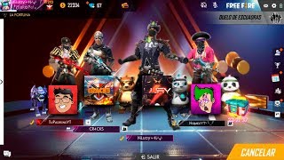 JUGANDO CON LOS CRACKS  HGAMES Y TU PADRINO en FREE FIRE [upl. by Ramyaj]