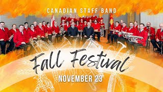 Canadian Staff Band Fall Festival 2024 [upl. by Eeslehc]