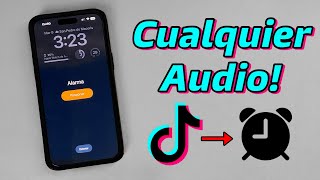 Como poner un audio de TikTok como tono de alarma en iPhone ⏰🎵 [upl. by Dennard]