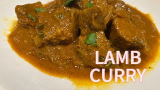 Lamb curry yummy easy and simple to make Indian restaurant style  Homemade [upl. by Hansel784]