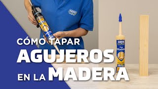 Cómo tapar agujeros en la madera [upl. by Yluj]