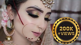 Traditional Bridal Makeup Tutorial Pakistani Bridal Makeup Step By Step Nikkah MakeupTutorial [upl. by Michaela]