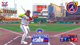 MLB The Show 24 Atlanta Braves vs Boston Red Sox  Franchise Mode 13  Gameplay PS5 HD 60fps [upl. by Ailina335]