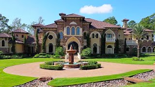 Palatial Texas Mansion Comes With Three Pools and Its Own Golf Course [upl. by Clementas]