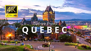 Quebec city Québec Canada 🇨🇦 in 4K ULTRA HD 60FPS Video by Drone [upl. by Ma]