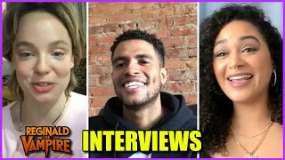 Reginald The Vampire Season 2 Cast Interviews Mandela Van Peebles Em Haine amp Savannah Basley [upl. by Ilarrold576]