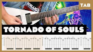 Megadeth  Tornado of Souls  Guitar Tab  Lesson  Cover  Tutorial [upl. by Boyd]