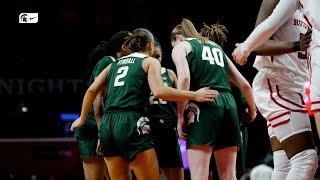 Michiga State Womens Basketball vs Rutgers  Cinematic Highlight  Jan 30 2024 [upl. by Ytinirt]