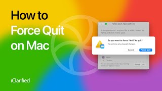 How to Force Quit on Mac [upl. by Ehcropal367]