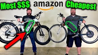 I Bought the Cheapest and Most Expensive Electric Bike kits on Amazon [upl. by Byron]