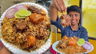 3 পিস মটন2 পিস আলু দিয়ে Unlimited মশলাদার Biryani 🔥 সাথে মটন লিভার কষা।Bombay Biryani❤️Bong Insane [upl. by Erodeht182]