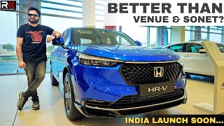 2024 Honda HRV with 2 Sunroofs Walkaround Video Compact SUV with loaded features [upl. by Yenitsed]