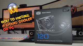 Cooler Master MasterLiquid 120mm lite Unboxing  Installation amp Testing AMD Ryzen [upl. by Niwhsa608]