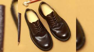 Classic Handmade Mens Derby Shoes menshoes leathershoesformen derbyshoes menfashion footwear [upl. by Cosetta687]