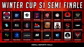 WINTER CUP SEASON 1 SEMI FINALE  NEPALI ESPORTS WALA [upl. by Mendie]