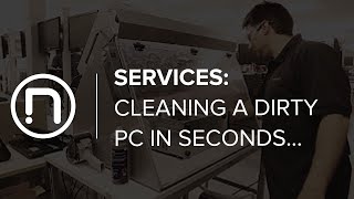 Novatech Service Centre  Cleaning a dirty PC in seconds [upl. by Henryk]