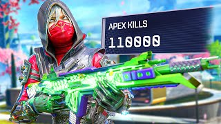 What 110000 Wraith Kills Does To Your Aim  Apex Legends Season 17 [upl. by Shaia]