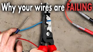 Every one should know this How to use wire strippers like a pro [upl. by Derrick]