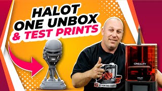 CREALITY HALOT ONE UNBOX amp TEST PRINTS [upl. by Neeluj]