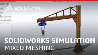 Mixed Meshing  SOLIDWORKS Simulation [upl. by Anial488]