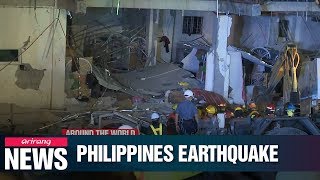 Several people killed others feared missing after M61 quake hits northern Philippines [upl. by Maryl]