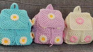 Beklenilen o çantasonuç harika selker tarifiyle motifli çanta yapımı motif çanta crochetbag [upl. by Aramad178]