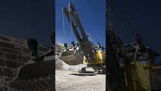 Move shovel Bucyrus 495 HR machinery [upl. by Lanford]