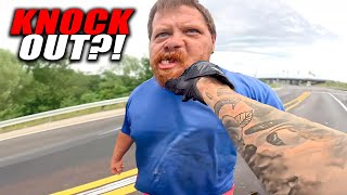 ANGRY DRIVER PUSHES BIKER AND REGRETS  EPIC amp CRAZY MOTORCYCLE MOMENTS 2024 58 [upl. by Nelhsa]