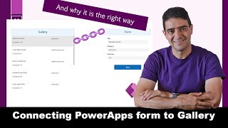Connect Power Apps form to selected gallery record like a pro [upl. by Narf]