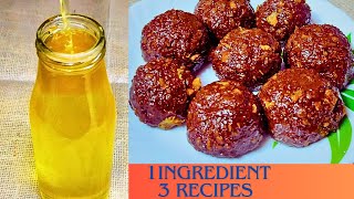 Homemade Ghee Recipe  1 Ingredient 3 Recipes  घर पर बनाएं दानेदार देसी घी छाछ और लड्डू [upl. by Linn]