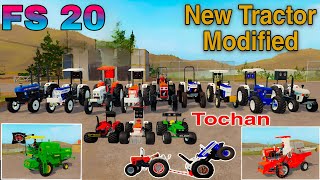 FS 20 INDIAN TRACTOR MOD  fs 20 all indian tractor mod  FS 20 LITE [upl. by Enivid]