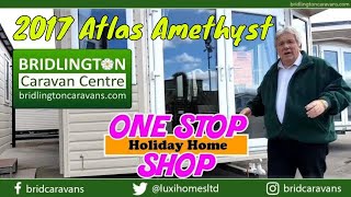 2017 Atlas Amethyst Static Caravan Review  Walkthrough Bridlington Caravan Centre [upl. by Dorisa]