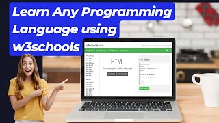 How to Learn Any Programming Language using w3schools [upl. by Loseff]