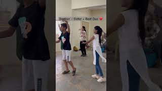 Brother Sister  Best Duo ❤️  Navkar Garba Classes Amreli  garbalover ytshorts [upl. by Kcirneh555]