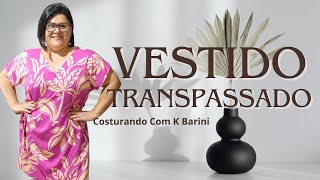 Como Fazer Vestido Transpassado [upl. by Burtis]