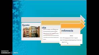 Diferencia entre fuente cita y referencia [upl. by Percival]