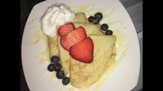 RECETA DE CREPAS EN 5 MINUTOS [upl. by Ytinirt109]