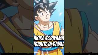 Akira Toriyama Tribute in the New Dragon Ball Daima Anime dragonball dbz goku [upl. by Aralomo59]