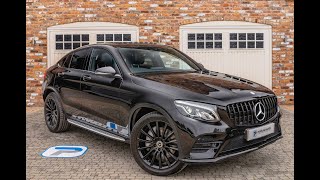 201666 MERCEDESBENZ GLC 220D AMG LINE COUPE PREMIUM PLUS IN OBSIDIAN BLACK WITH BLACK AMG LEATHER [upl. by Lleddaw]