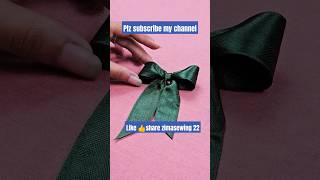 Very easy step by step bow making diy ribbon bow Ribbon Hair Bow Tutorial [upl. by Garcia]