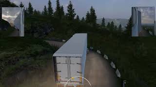 ETS 2 Kirkenes maden yolu iniş 2000hp Scania [upl. by Kelton]