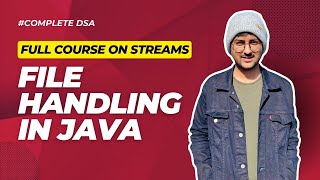 File Handling in Java Complete Course [upl. by Willi]