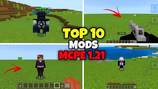 Top 10 Best Mod For Minecraft Pe 121  Best Mod Mcpe 121 FPS BOOST 🔥 [upl. by Navetse]