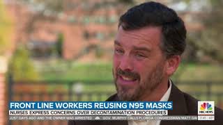 NBC TODAY Story on Decontaminated Masks 1252020 [upl. by Zacarias]