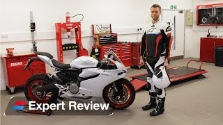 2014 Ducati 899 Panigale bike review [upl. by Ennasil840]