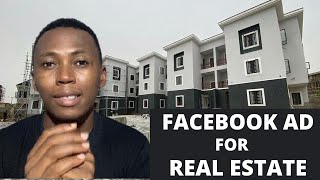 Real Estate Lead Generation Ads  Facebook Ads for Real Estate with Strategy  Tutorial [upl. by Dreda]